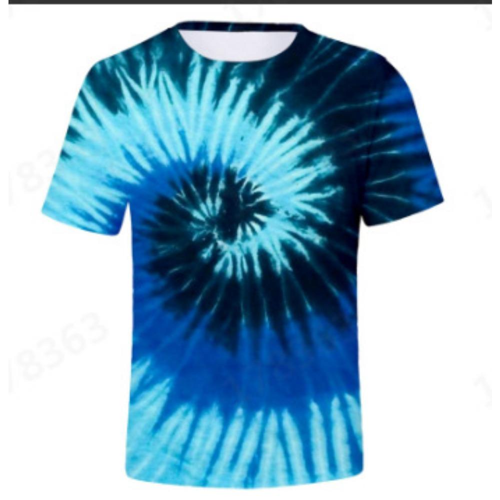 Мужская футболка с коротким рукавом и принтом в виде цветных полос 3D, повседневная спортивная футболка с круглым вырезом