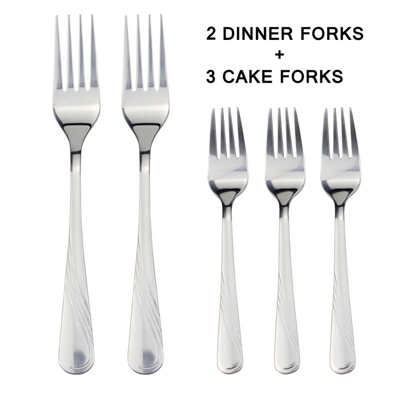 LUCF Popular Western Dinnerware Decent Elegant Cutlery Set Stainless Steel Cake Forks Sugar Spoons 6 Option Utensils For Kitchen4