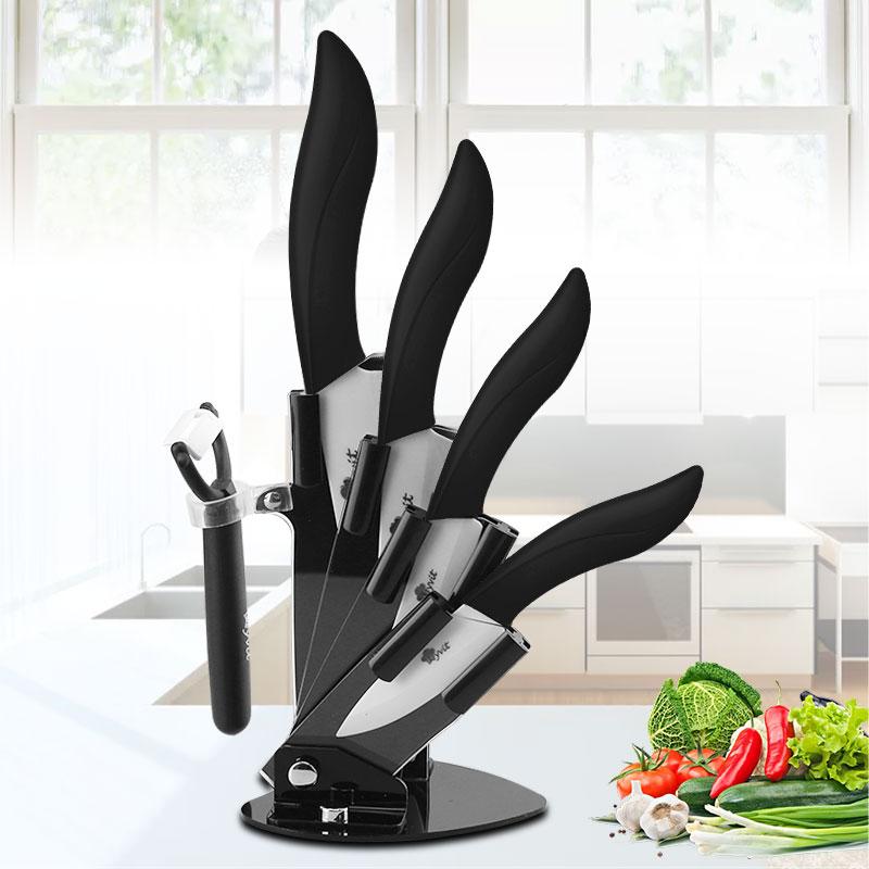 Керамический кухонный нож 3 4 5 6 дюймов Шеф-нож Универсальный Нож для нарезки Овощной нож Набор для чистки Белый циркониевый клинок Для приготовления Мясной нож