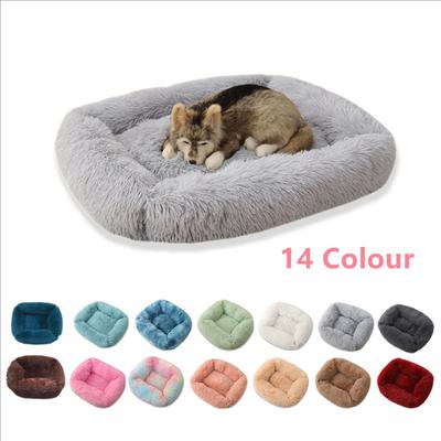 MAITA квадратная кровать для собак и кошек, удобный коврик для сна для домашних животных, зимний теплый коврик для кошачьего туалета, товары для домашних животных