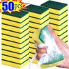 Dust Cleaning Sponge Wipe Double Sided Soft Sponge Kitchen Pot Stove Dishwashing Cleaning Rag Home Office Kitchen Tools