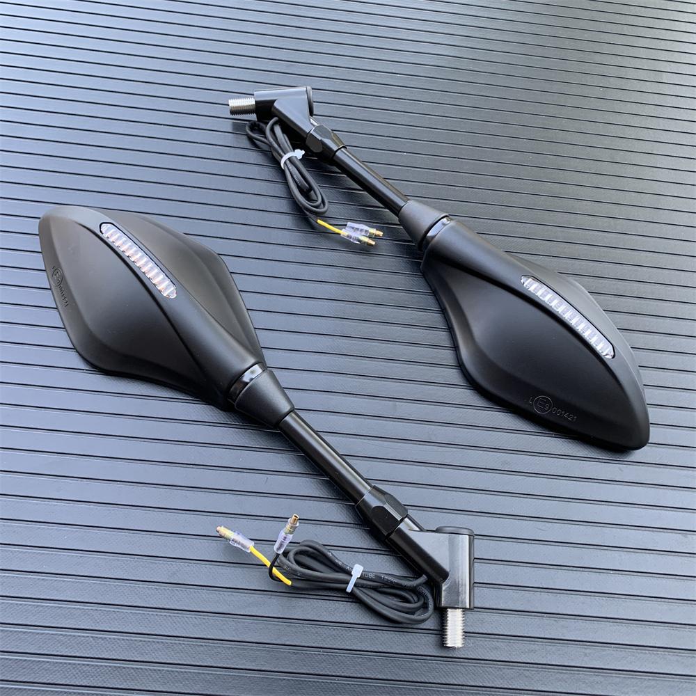 LED Rearview Mirrors For YAMAHA MT07 MT09/Tracer 900/9/GT Tenere 700 MT10 MT03 MT25 MT01 MT 07 Motorcycle Rear View Mirror