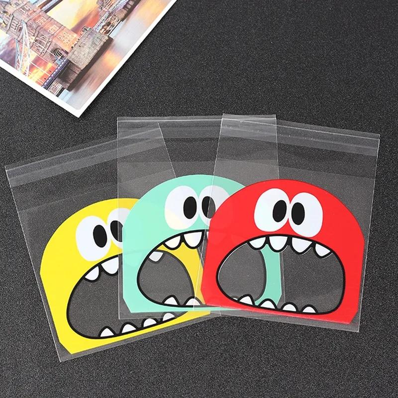 100PCS/SET Cake Bags for Packaging Biscuit Cookies, Wrapping Plastic Candies, and Baked Goods