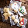 100pcs Baking Packaging Candy Bag Transparent Gift Bag Baking Supplies Cookie Bag  Cookies Packing