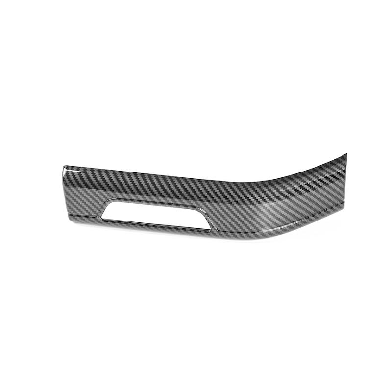 For Genesis G80 RG3 2025 LHD Carbon Fiber Car Interior ABS Headlight Adjustment Button Cover Trim Accessories