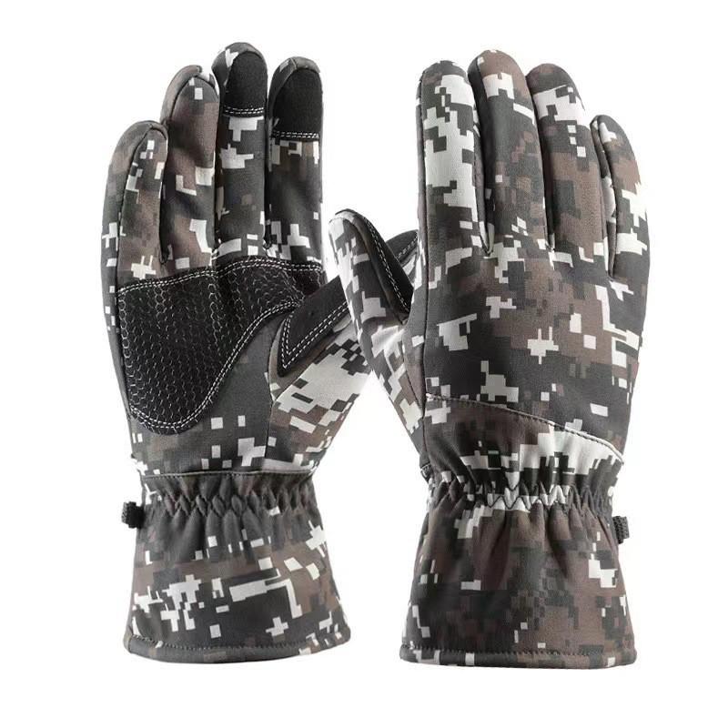 Camouflage Winter Ski & Cycling Non-slip Waterproof Touchscreen Gloves for Men & Women