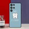 Чехол-футляр для телефона Samsung Galaxy S25 Ultra S9 S10 S20 S21 S22 Plus S23 Ultra S24 FE с рисунком 'Стоматолог Зуб'