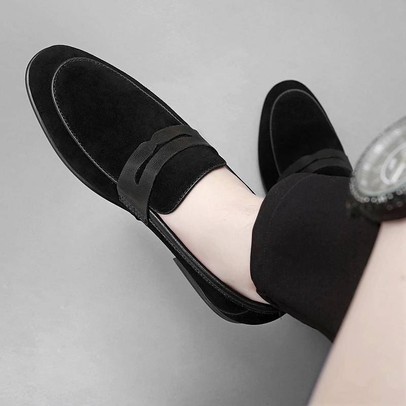 Модные весенние модные дизайнерские высококачественные замшевые кожаные мужские мокасины повседневные туфли из матовой кожи свадебные туфли для вождения размер 38-47