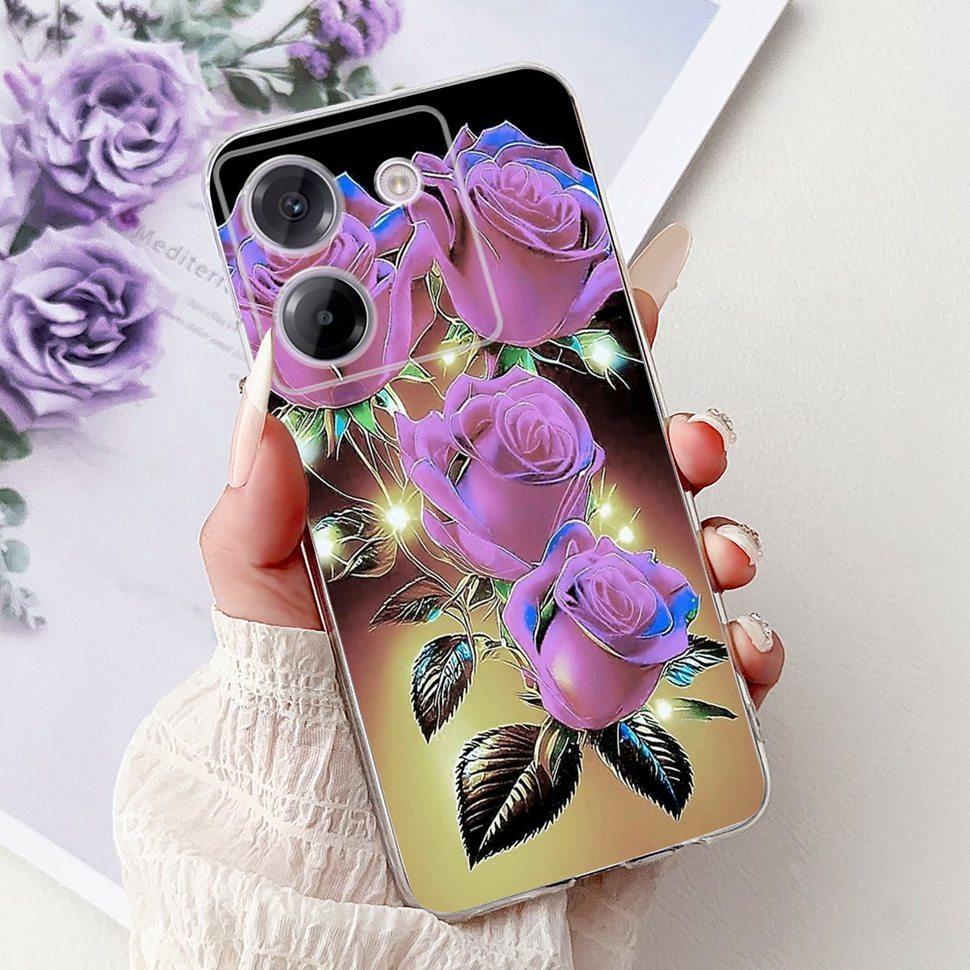 Для Xiaomi Poco M7 Pro 5G Чехол Новый Рисунок Дракона Покрашенный Чехол Для Poco M7 PocoM7 Pro 5G Задняя Крышка Мягкий ТПУ Чехлы