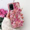 Чехол для телефона Realme 8 5G RMX3241 Realme8 5G Элегантный Цветочный Кот Печать Мягкий Силикон Прозрачный ТПУ Чехлы