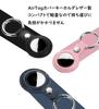 YOREMEI Air Tag Case Leather Air Tag Keychain Protective Air