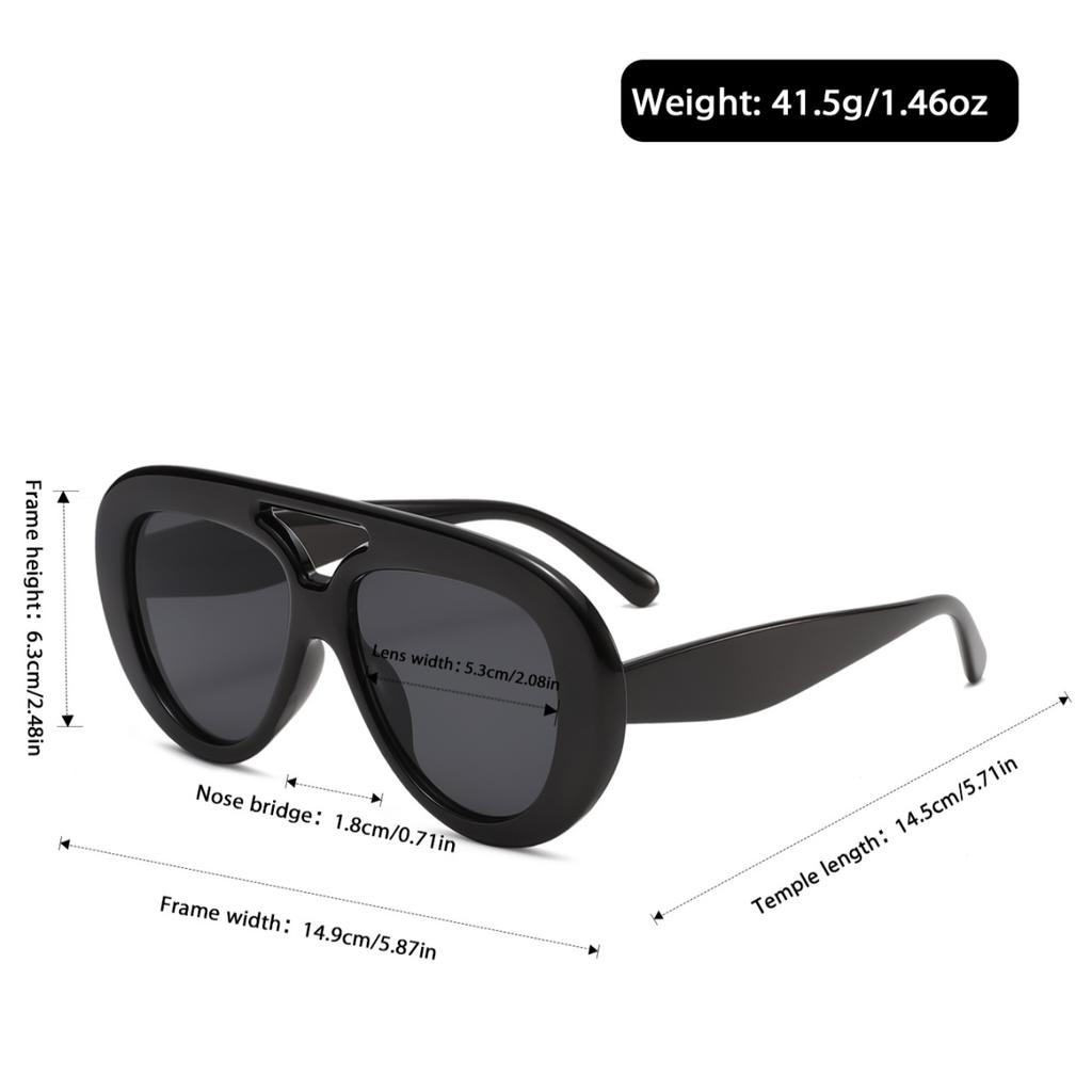 1pc European and American retro style women's fashionable sunglasses trend versatile summer sun shading and UV protection lightw