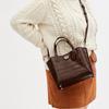 Coach Willow 24 Logo Crocodile Pattern Turnlock Leather Tote Bag Women tote Maple C8632-LHMPL