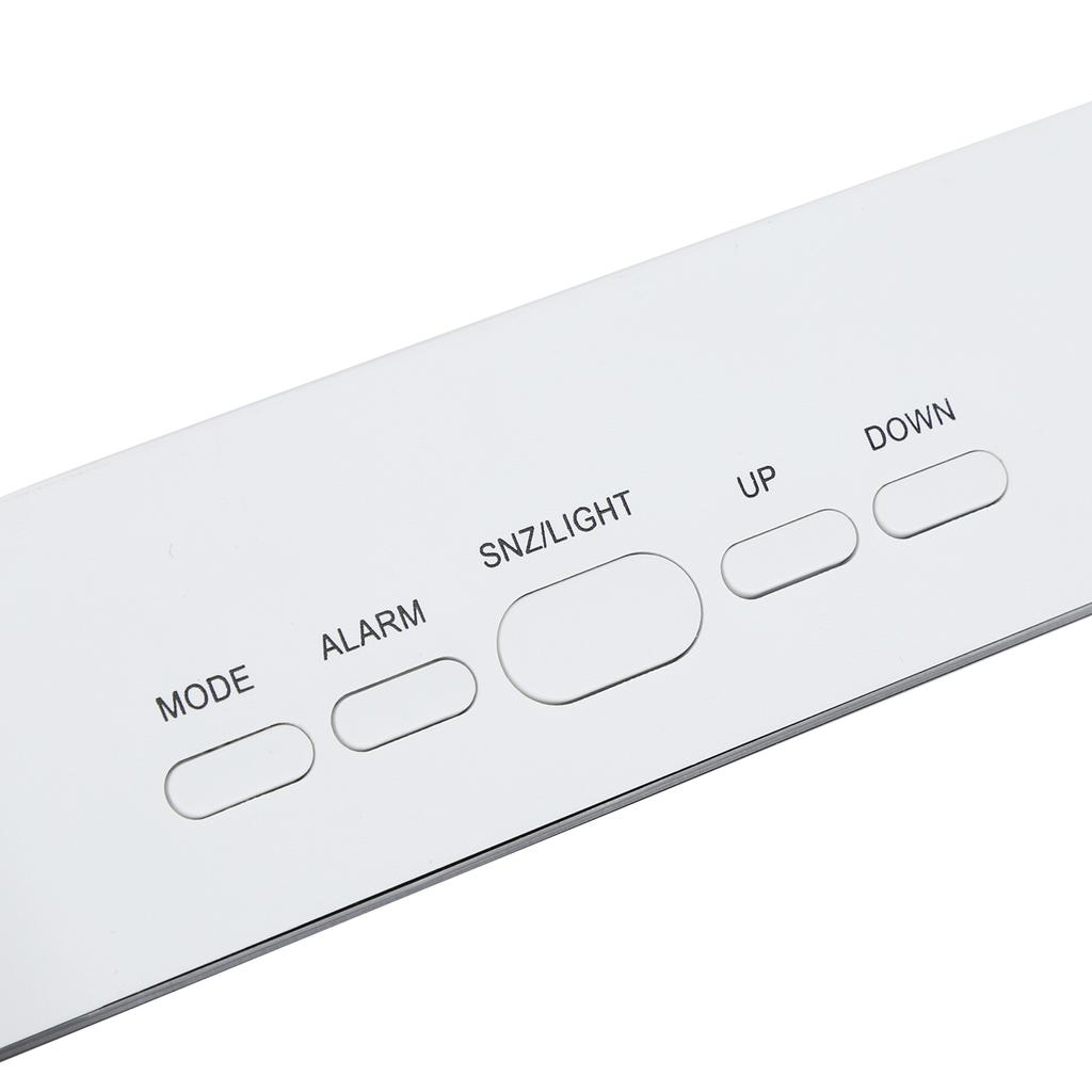 Светодиодные цифровые часы с 12/24-часовым преобразованием, регулируемой яркостью, прикроватный будильник -0801