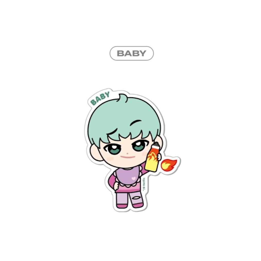 KPOP Охотники на демонов Коллекция официальных товаров | Большая наклейка