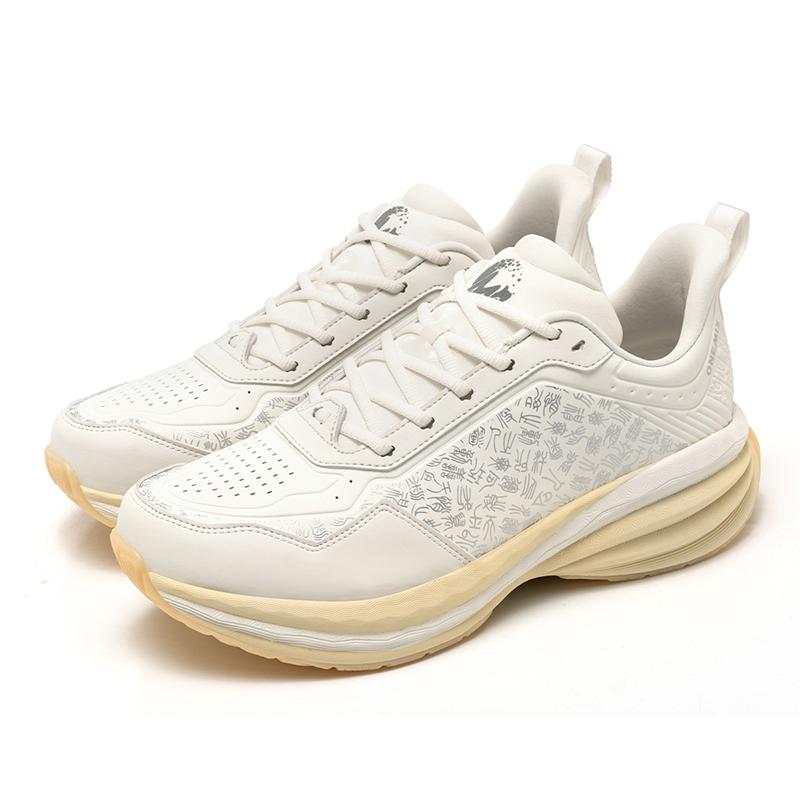 ONEMIX Sports Shoes Women Autumn And Winter Leather Cover Cold Waterproof Lightweight Comfortable Breathable Running Shoes