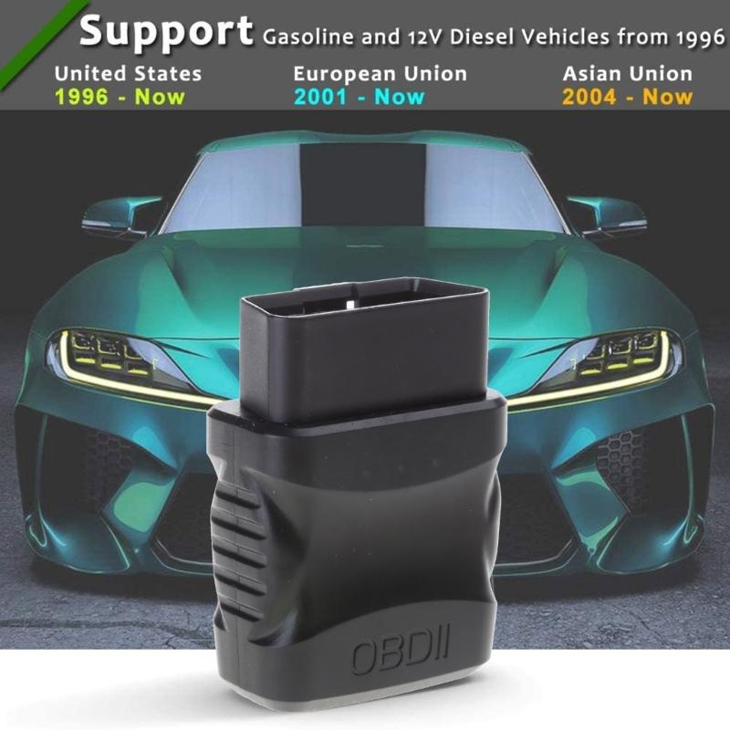 Беспроводной Bluetooth-совместимый диагностический сканер OBD2, считыватель автомобильных кодов и инструмент сканирования ELM327 OBD2 для IOS Android