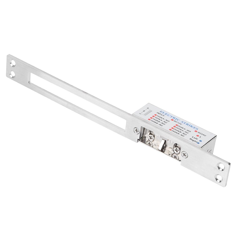 DC 12V Stainless Steel Electric Door Access Cathode Lock for Home Security Hardware Tools