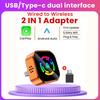 2 In 1 Wired to Wireless Carplay AI Box Android Auto Adapter Plug & Play USB Dongle For 98% OEM Car Wired Carplay Android Auto