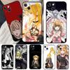 Death Note Misa Amane Phone Case For iPhone 11 12 13 14 Pro Max XS XR X 6 7 8 Plus 12 13 Mini SE 2020 Cover Shell