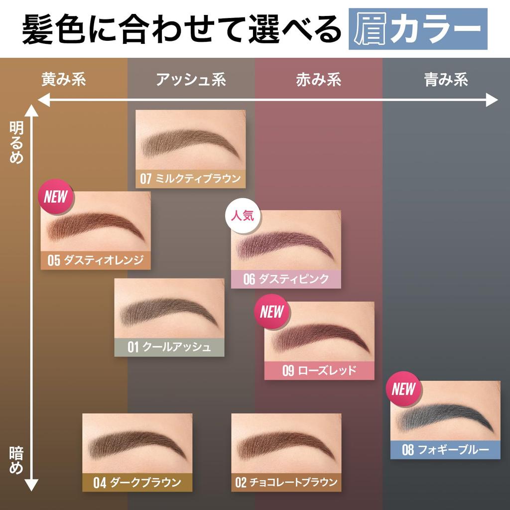 Тушь для бровей Brow Ink Color Tint Duo 05 Dusty Orange.