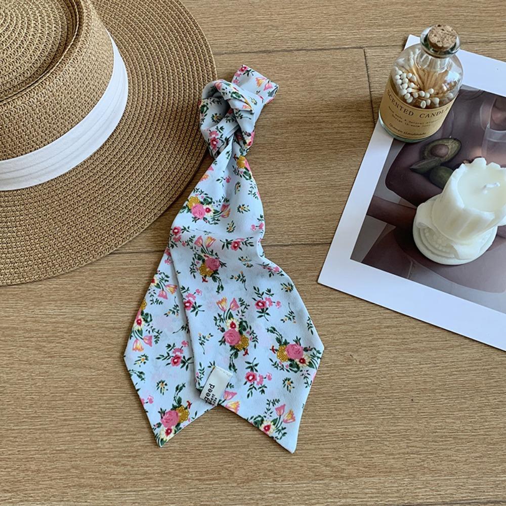 Leopard Print Polka Dot Scarf Printed Shirt Tie Elegant Floral Scarf Party
