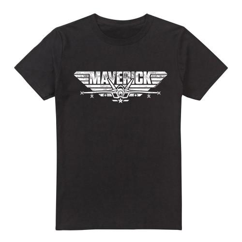 Top Gun Mens Maverick Logo T-Shirt