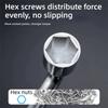 Hexagonal Head Lug Wrench L Type Socket Lug Wrench Standard Tool Tire Wrench  Car Repair