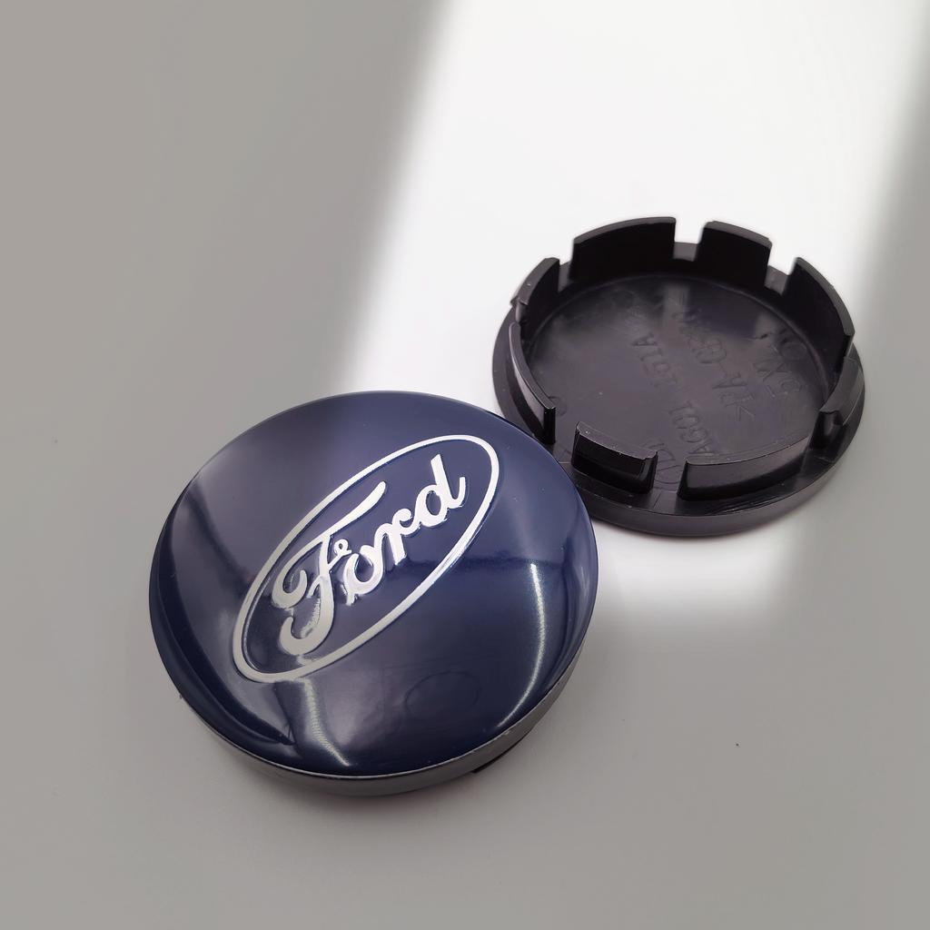 AJV1 4PCS 54/56/60/65/68mm Wheel Center Caps For Ford Fiesta Mondeo Fusion Explorer Escape Focus Kuga Rim Hubcap Cover Badge