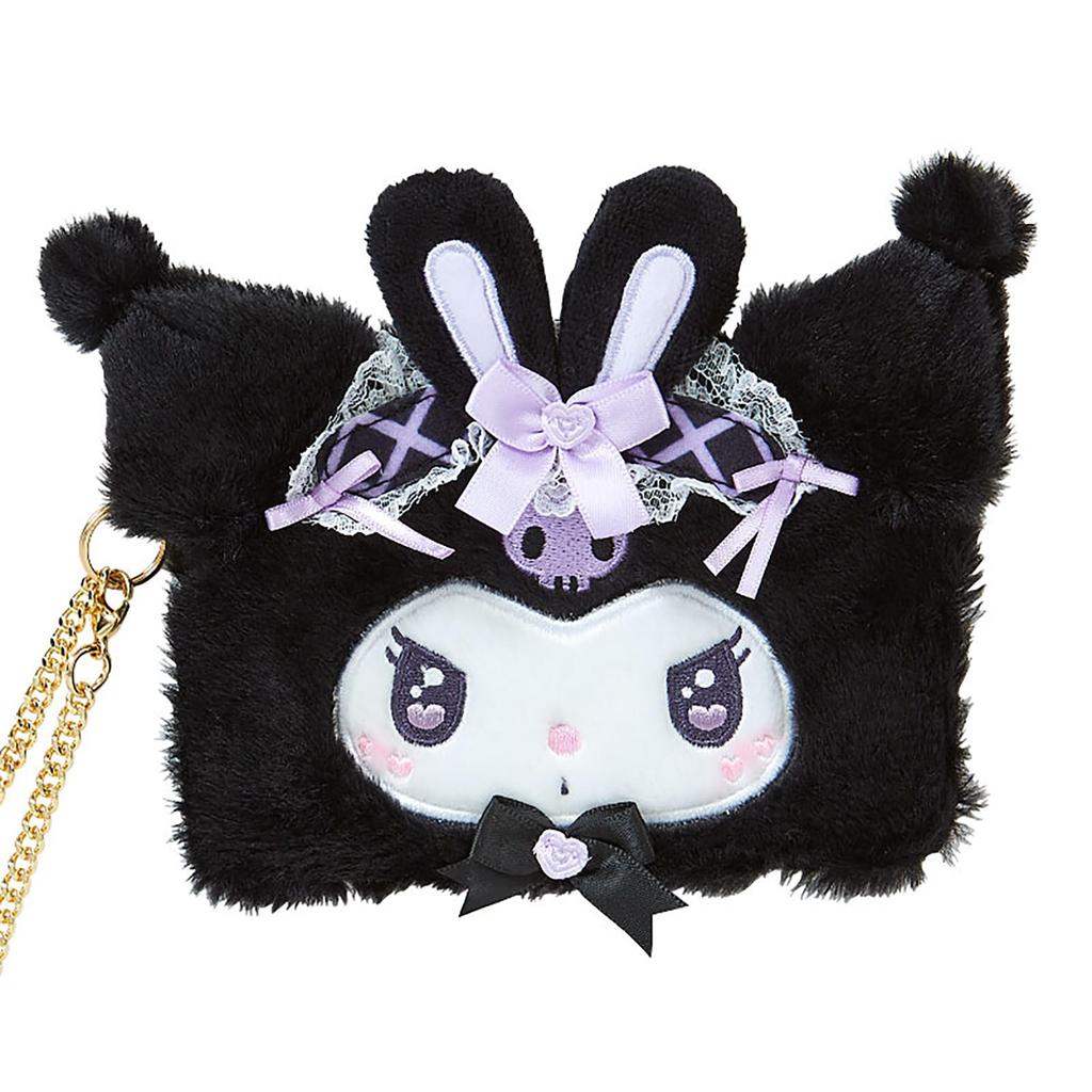 Card Case Kuromi 352276 [Sanrio] Face-shaped (dream Ribbon)