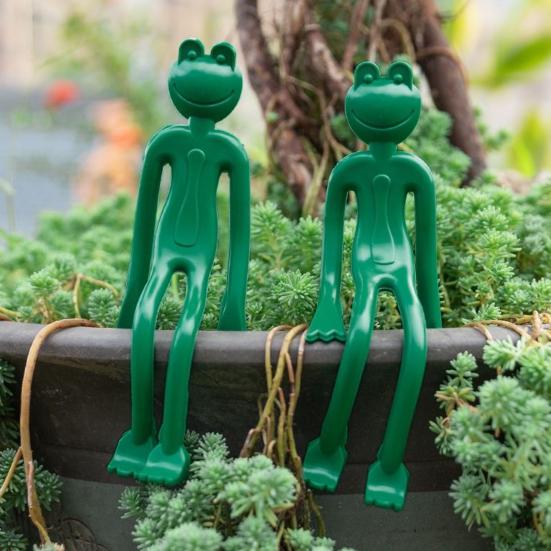 5 шт. Подставка для растений в форме лягушки, зажим для крепления растений в форме ящерицы, держатель для стеблей растений, опорная конструкция для небольших горшечных растений, суккулентов