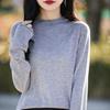 Women's Wool Pullover 50% Silk 50% Wool Spring and Summer Wool Soft, Comfortable and Warm