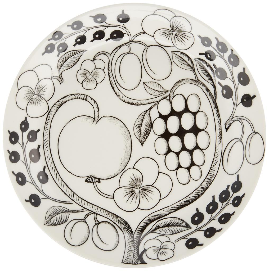 ARABIA Paratiisi Черная тарелка, 21см (Параллельный импорт)