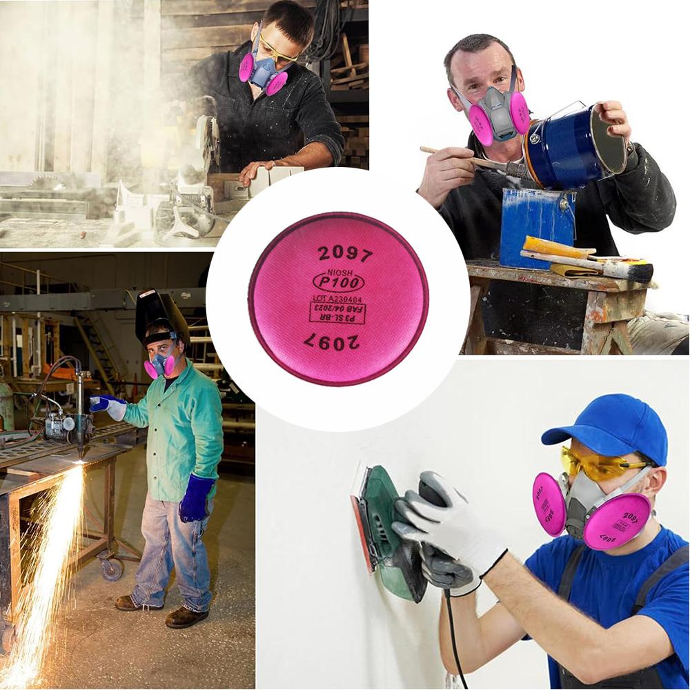 12 шт. Противоаэрозольный фильтр 2097 для респиратора для серии 6000 7000 FF-400