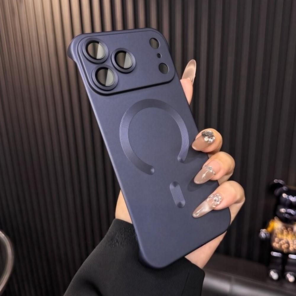 Тонкая металлическая краска ПК Для Магнитного чехла Для Для Iphone 17 Air 16 1 14 13 Pro Max Plus Защита объектива Безрамочная Охлаждающая крышка