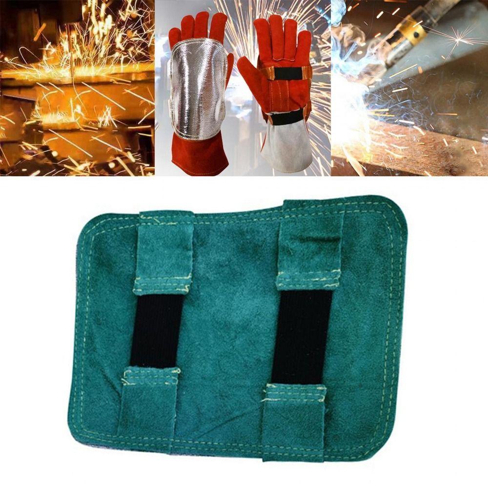 Thickening Aluminized Back Welding Hand Pad Fireproof Welding Hands Shield Welding