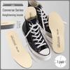 Canvas Shoes Insoles: Height-Boosting, Arch Support, Odor-Resistant, Shock-Absorbing for Men & Women