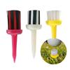 6 Pieces Golf Tees Low Resistance Golf Tees Plastic Long Ball Base Brush Tees