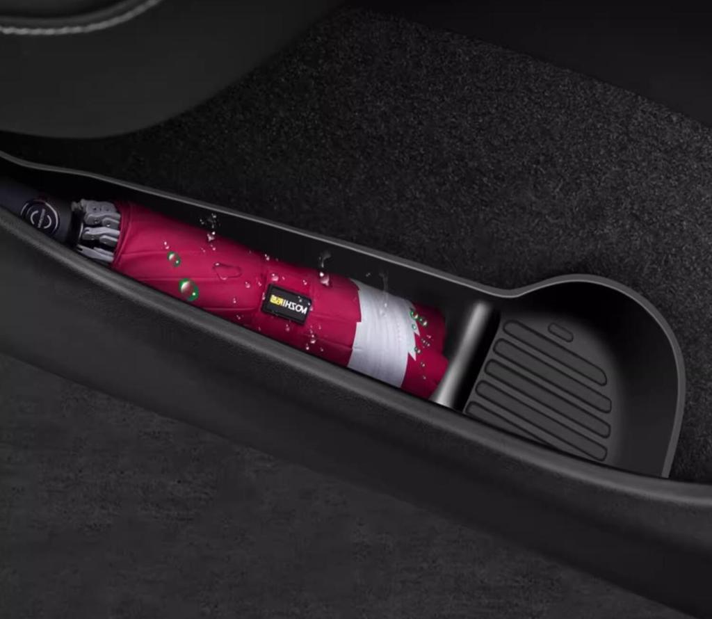 for Tesla Model Y Juniper 2025 2026 door handle storage box, Model Y front rear door storage organizer box travel accessories