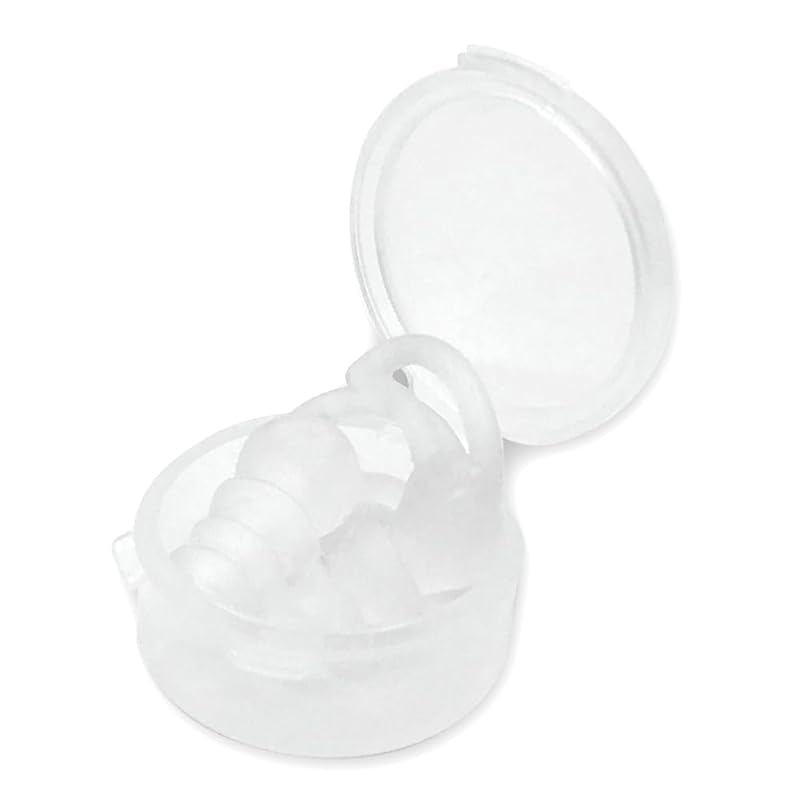 [антибактериальные] Беруши (тип оболочки) Для делового использования 100 пар (200 штук) + чехол в комплекте прозрачный