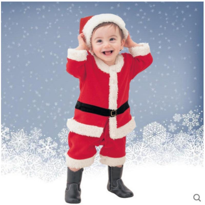 Детская рождественская одежда Рождественская одежда для выступлений для мальчиков и девочек Детский новогодний рождественский комплект одежды для выступлений Новый