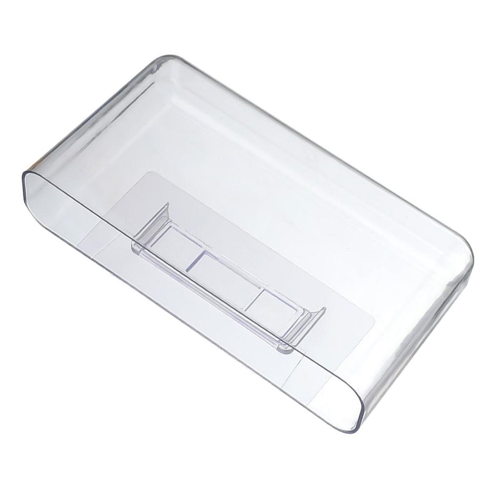 Wall Mounted Storage Organizer Box Punch Free Strong Adhesive Transparent Wall Phone Holder for