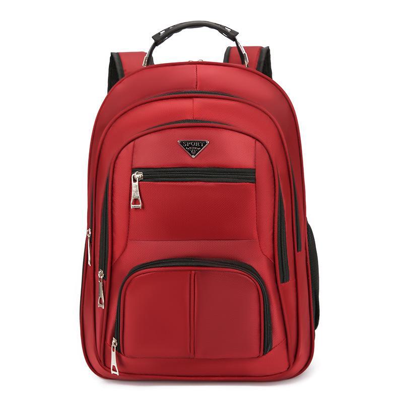 Мужской однотонный универсальный рюкзак для бизнеса и путешествий