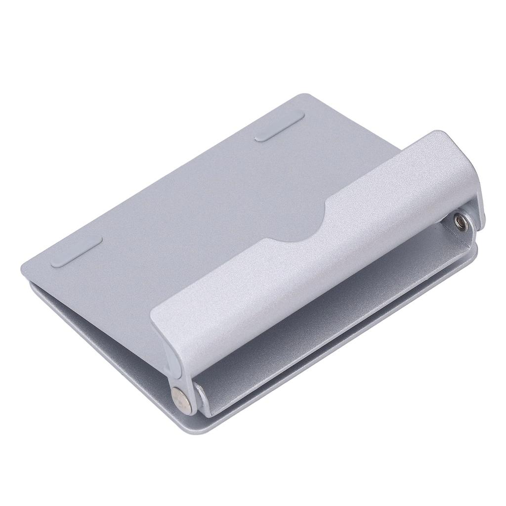 Подставка для сотового телефона, серебристая, маленькая, портативная, вращающаяся на 360 градусов, регулируемая, складная, из алюминиевого сплава, для сотового телефона