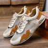 Брендовая обувь, мужская повседневная обувь, обувь для гольфа, дышащая сетка с круглым носком, обувь ручной работы, белые спортивные туфли для мужчин со скидкой