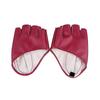 Women Clothing Accessories PU Leather Pole Dance Fingerless Gloves Half Palm Half Finger