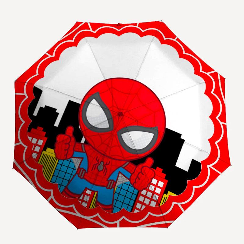 1pc Spider-Man 8-Rib Automatic Folding Umbrella, Portable & Foldable, All-Season Portable Umbrella for Women & Men yy250731195