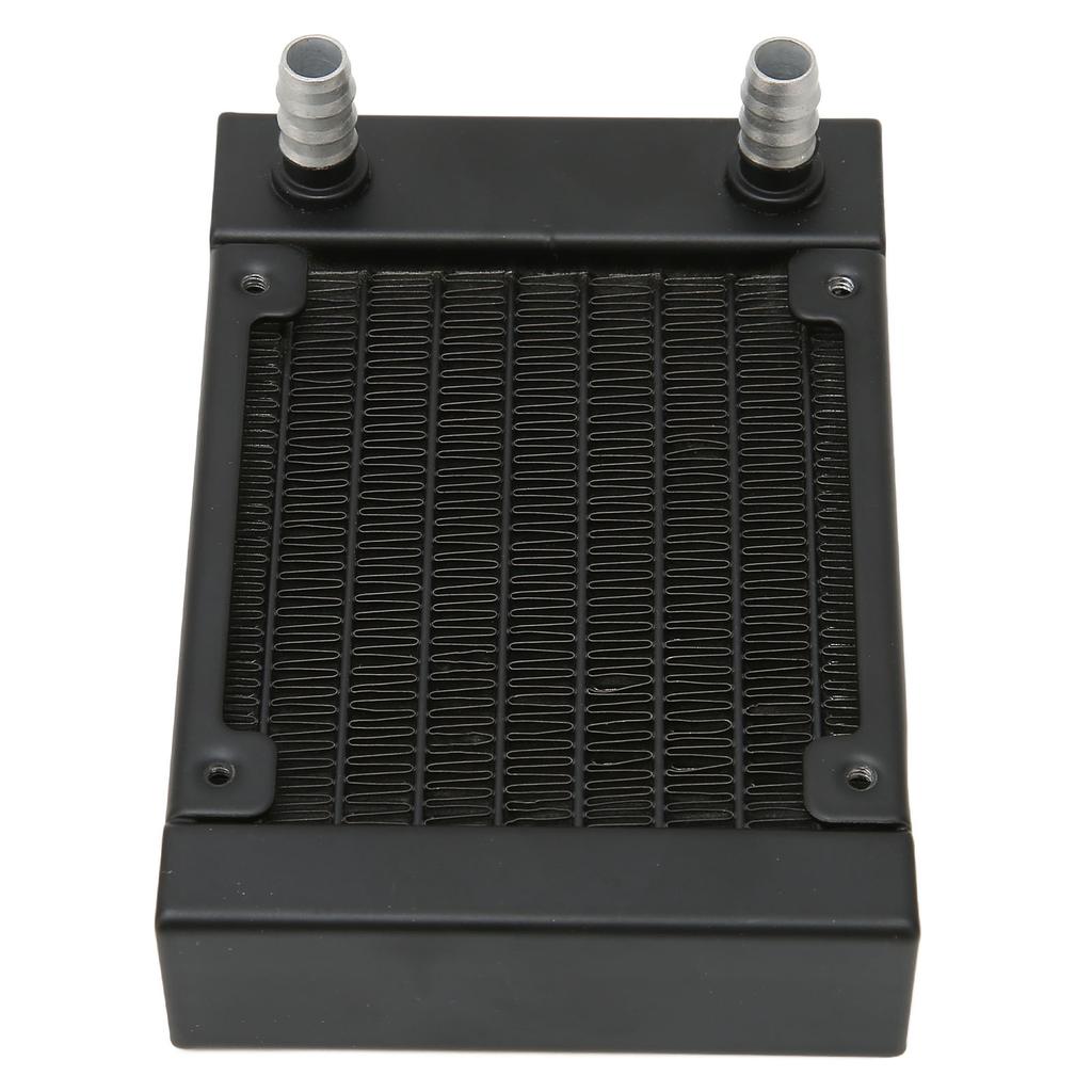 Алюминиевый теплообменник 8 трубок 9,5 мм штуцер 80 мм хорошее рассеивание тепла водяное охлаждение с винтами