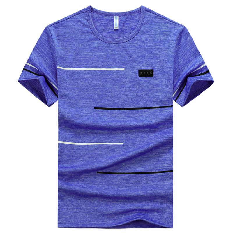 Summer Brand Tops Quick Dry Slim Fit T-shirt Men Sporting Clothing Short Sleeve