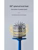 Набор туалетных щеток 3-в-1 с длинной ручкой без мертвых зон - Настенная щетка для чистки ванной комнаты